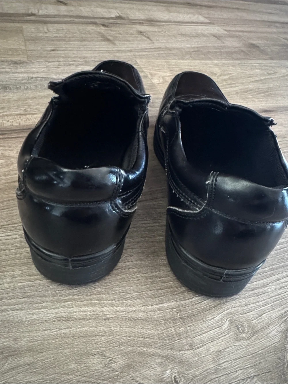 Deer Stags Boys Black Slip-On Dress Loafers Size 6M
